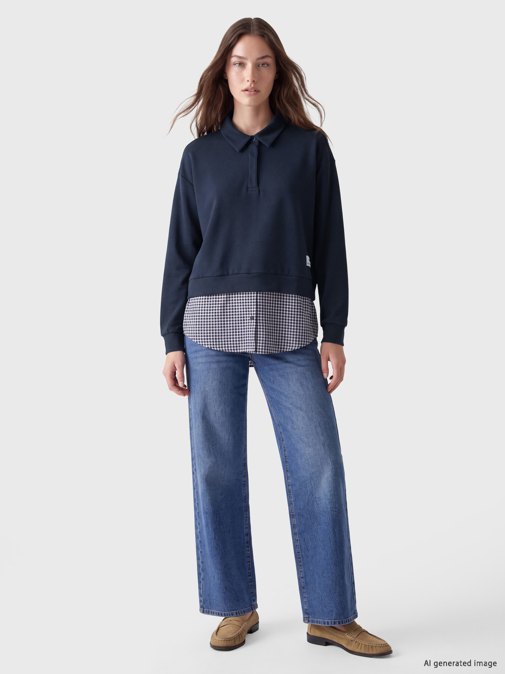 Soft Touch Women's Sweatshirt Tunic-1