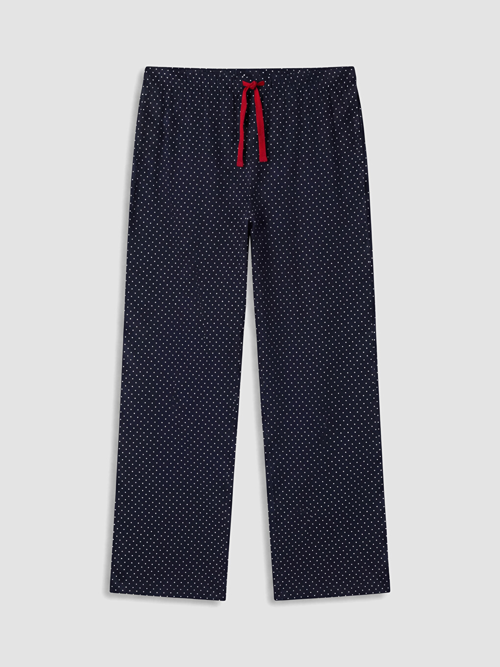 Lacivert Puantiyeli Kadın Pijama Takım-8