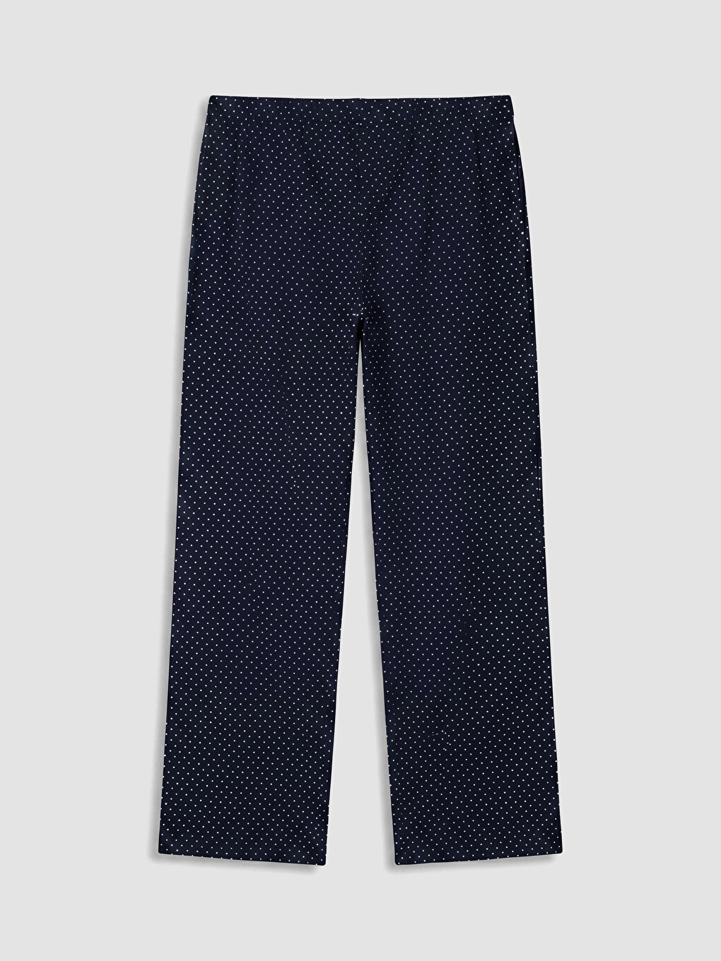 Lacivert Puantiyeli Kadın Pijama Takım-10