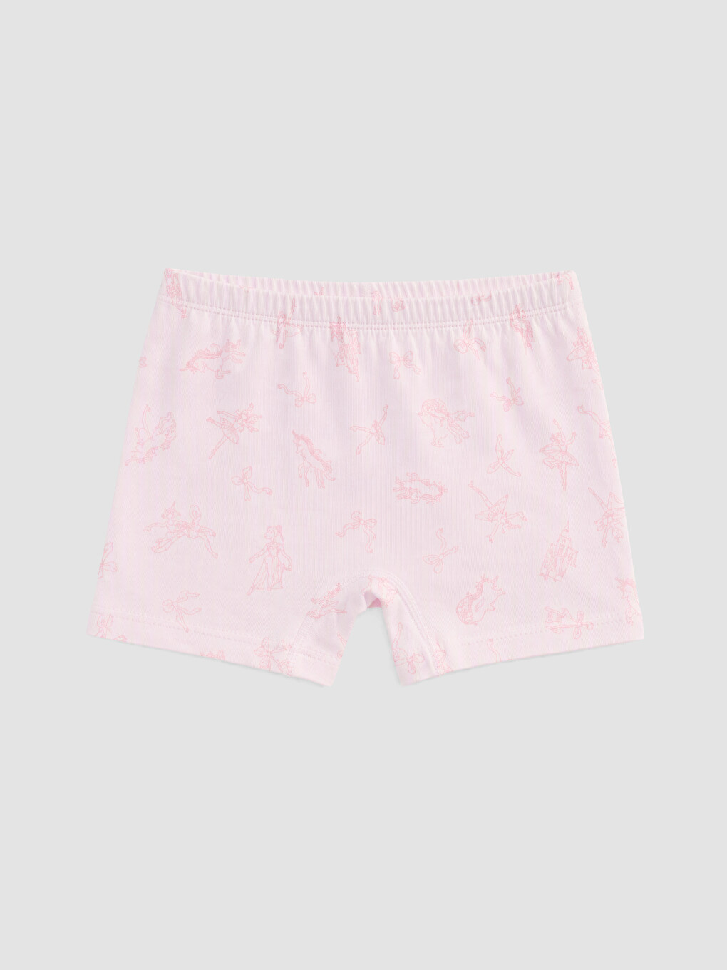 Pembe Kız Çocuk Boxer 3'lü-1