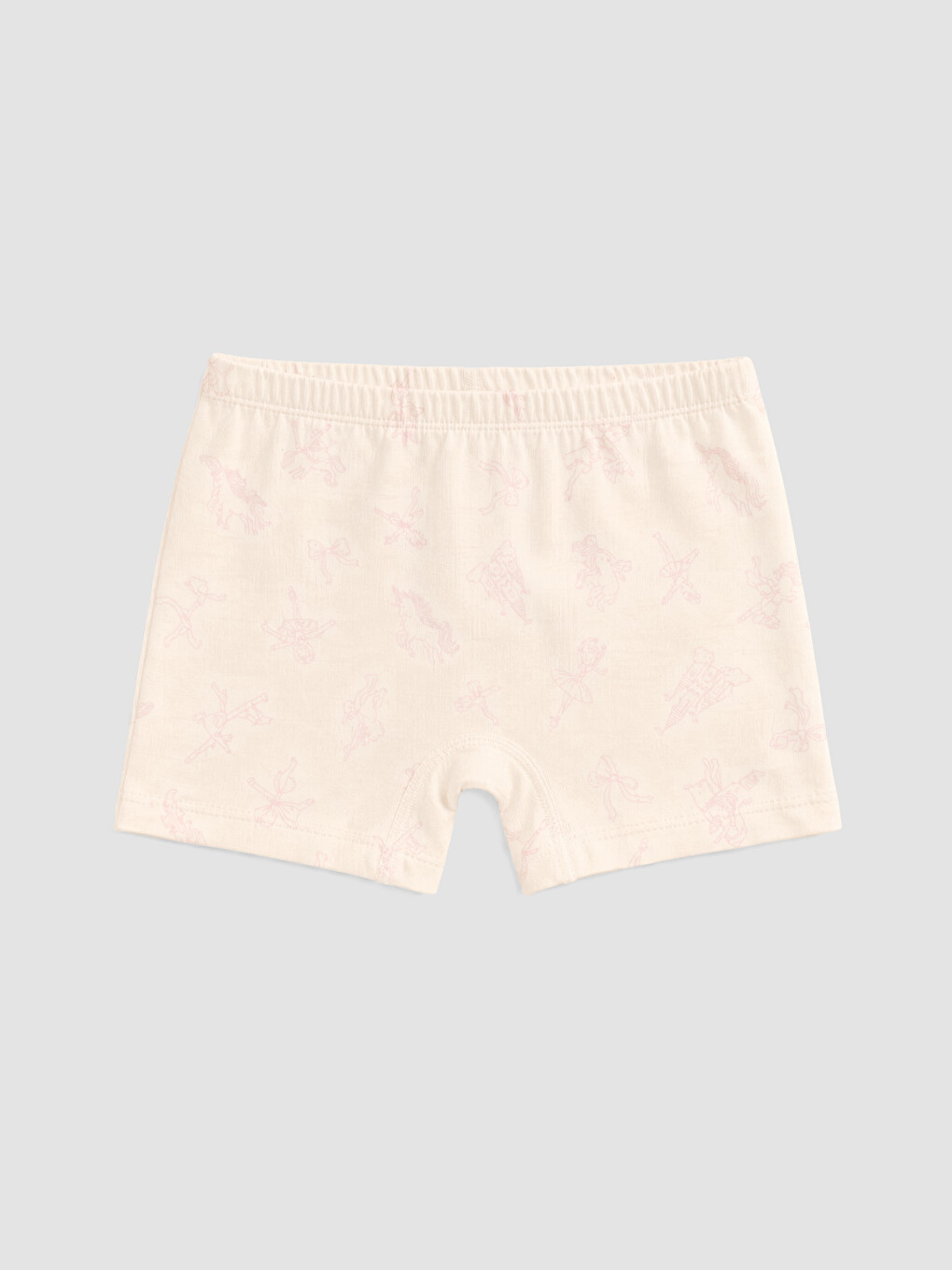 Pembe Kız Çocuk Boxer 3'lü-2
