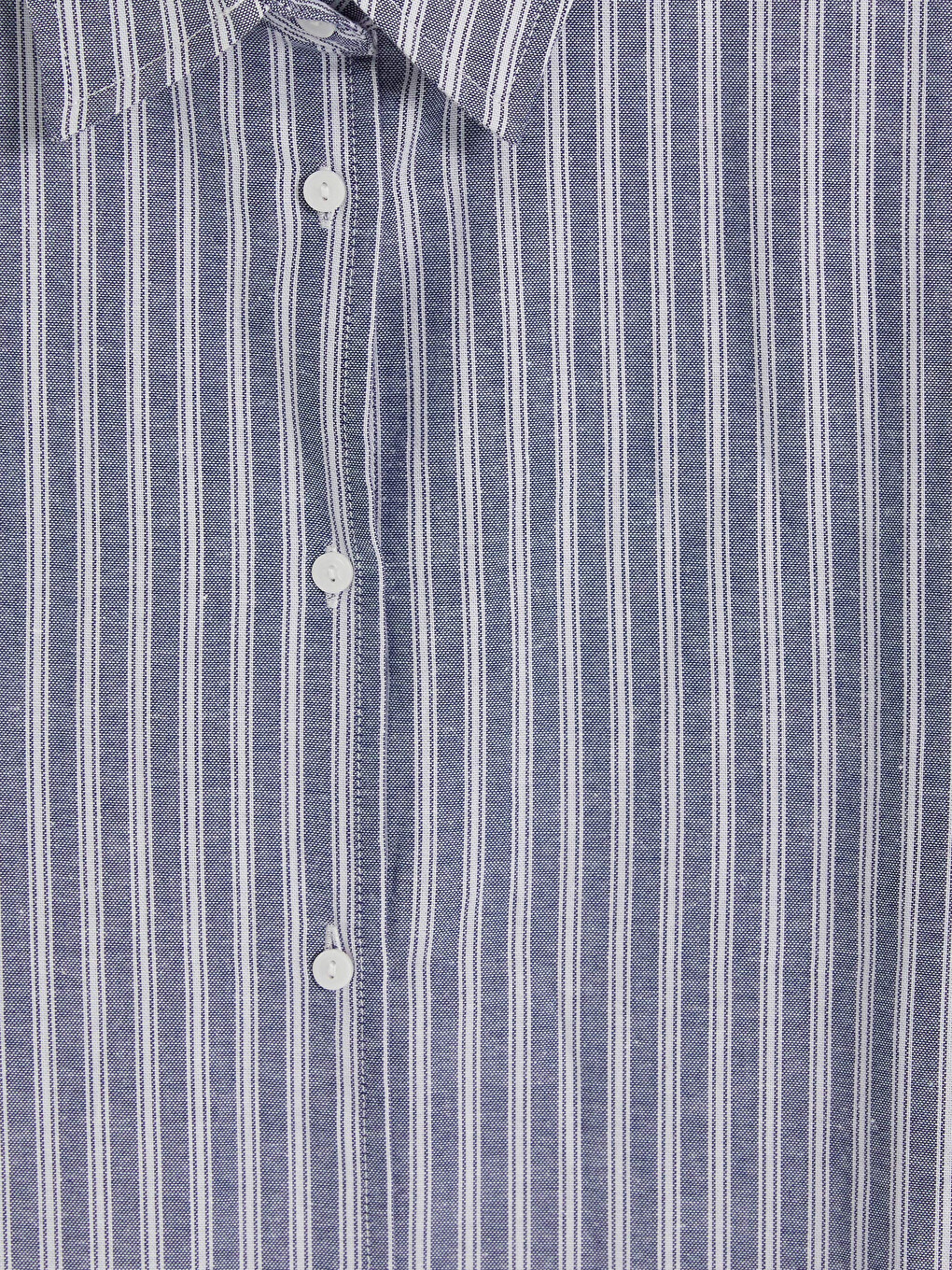 Striped Oxford Oversize Women's Shirt-5