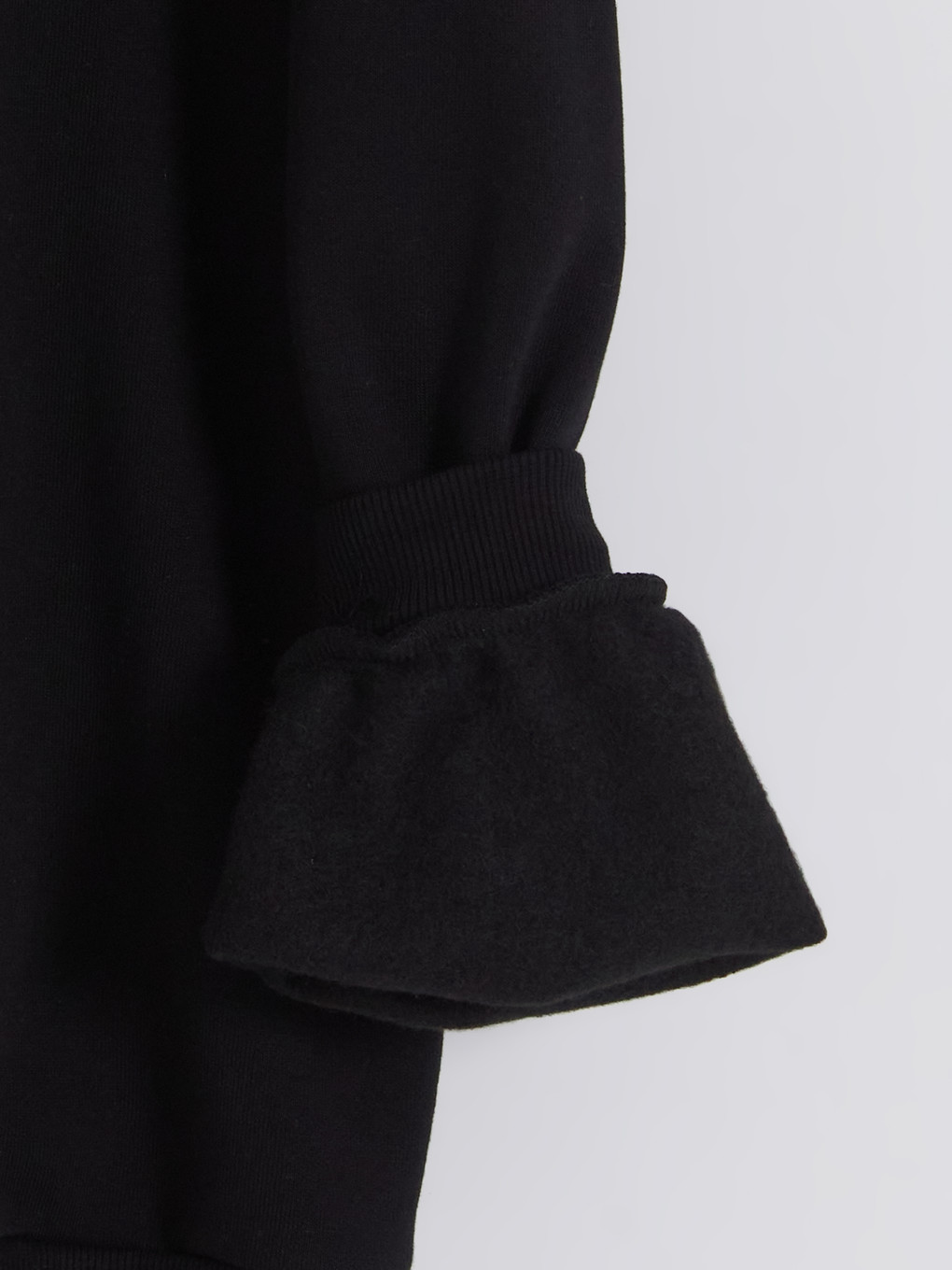 Siyah Kapüşonlu Beşiktaş Çocuk Kalın Sweatshirt-1