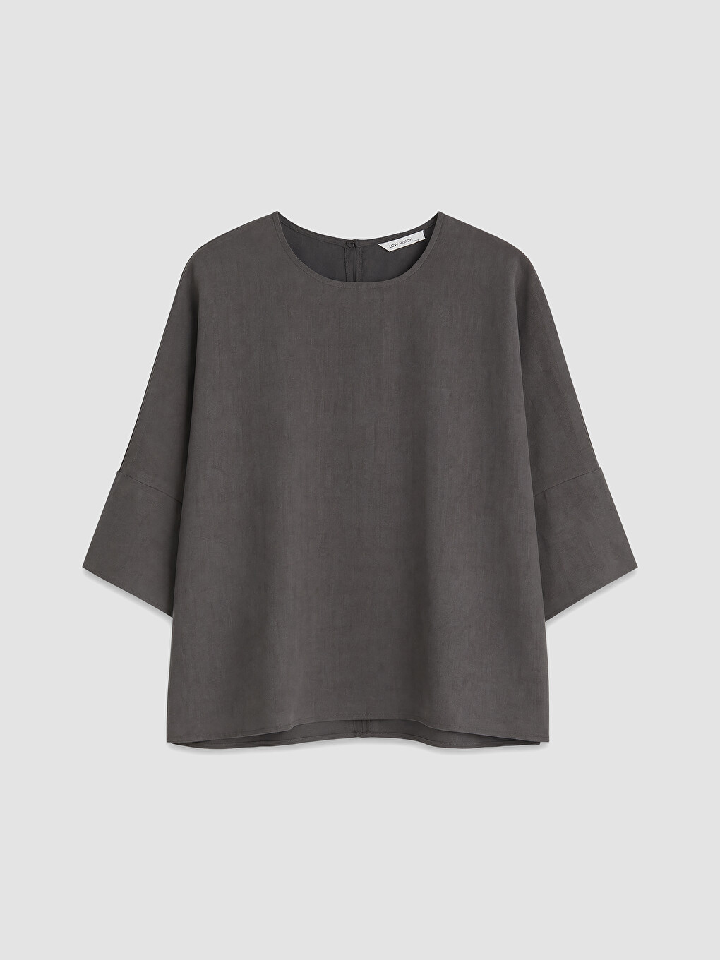 Crew Neck Oversize Blouse