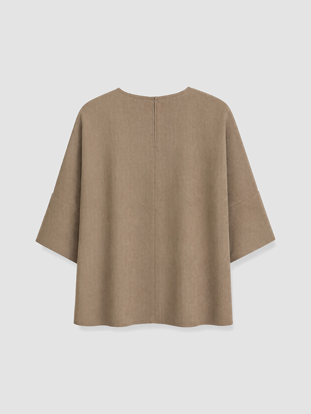 Crew Neck Oversize Blouse-2