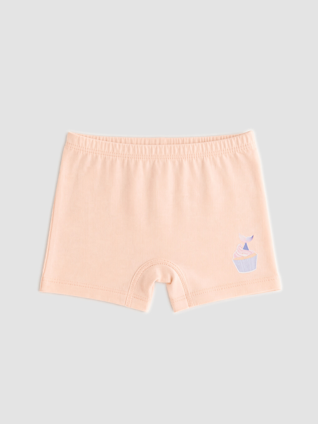 Pembe Baskılı Kız Çocuk Boxer