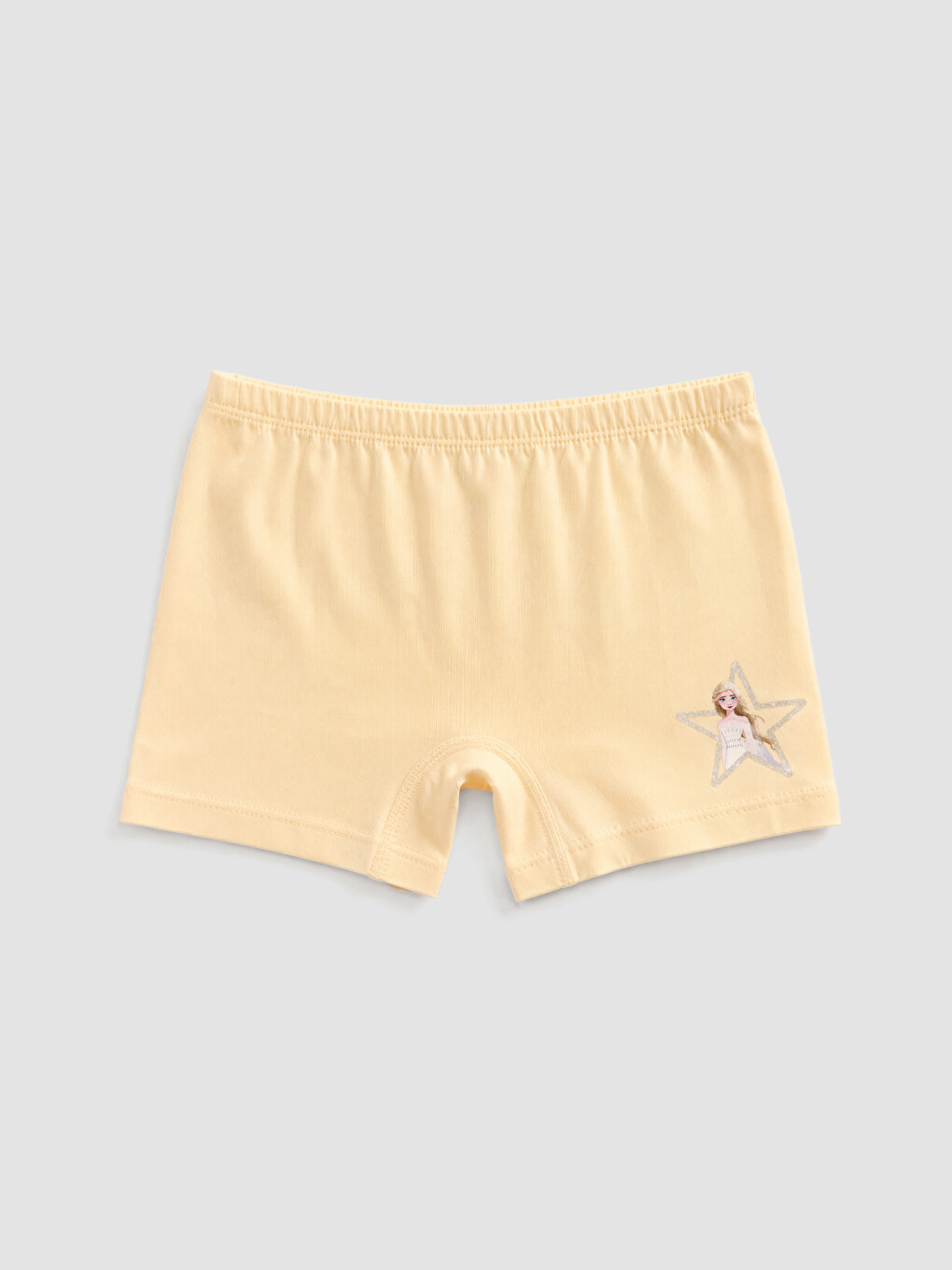 Mavi 3'lü Frozen Lisanslı Kız Çocuk Boxer-1