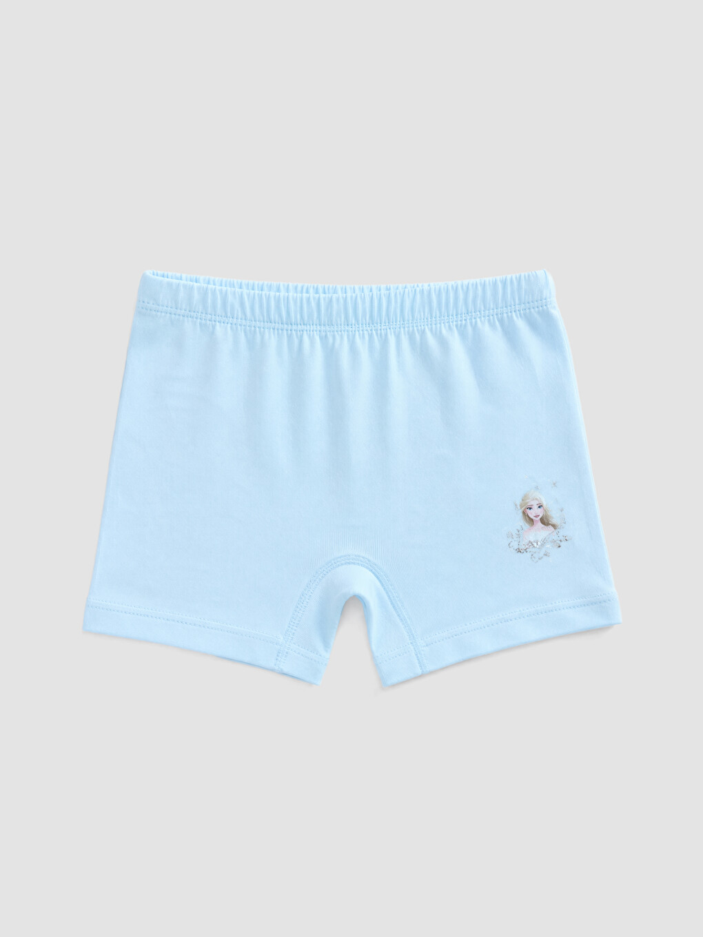 Mavi 3'lü Frozen Lisanslı Kız Çocuk Boxer-4