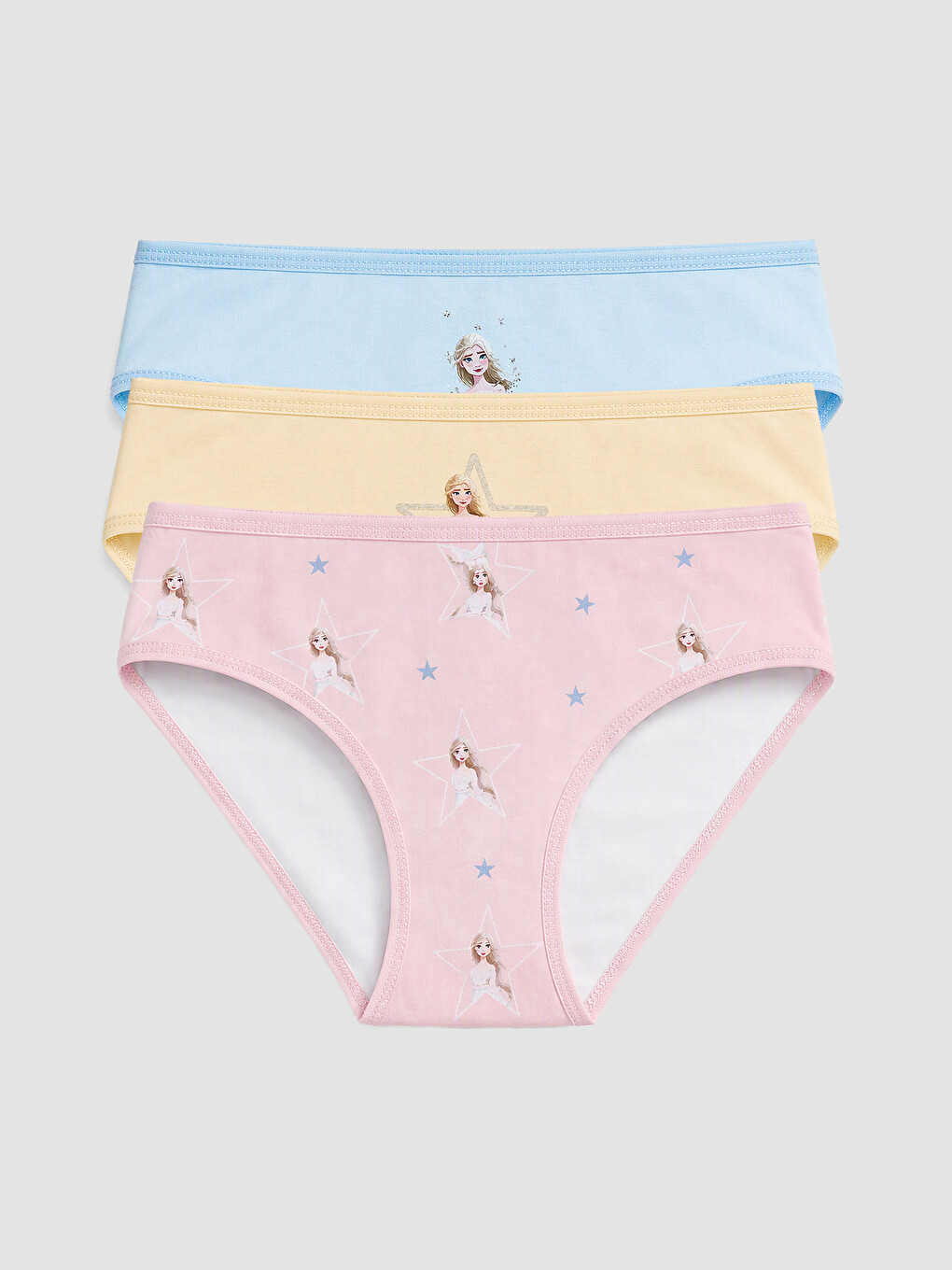 Set 3-pack Të Brendshme Frozen Të Stampuara Për Vajza-5