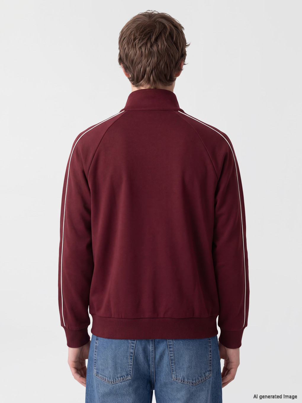 Man Bordeaux Sweatshirt-3