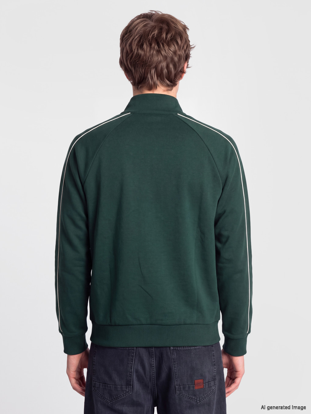 Mock Neck Nyc Printed Sweatshirt-3
