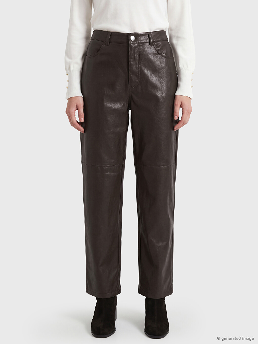 Pantaloni Regular Fit Pentru Femei-1