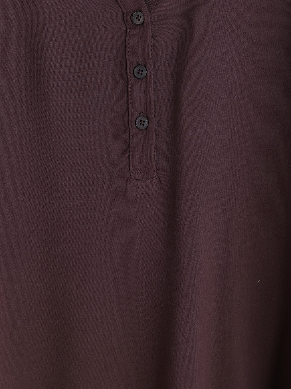 Bordo Kaçık Yaka Fırfırlı Bluz-2