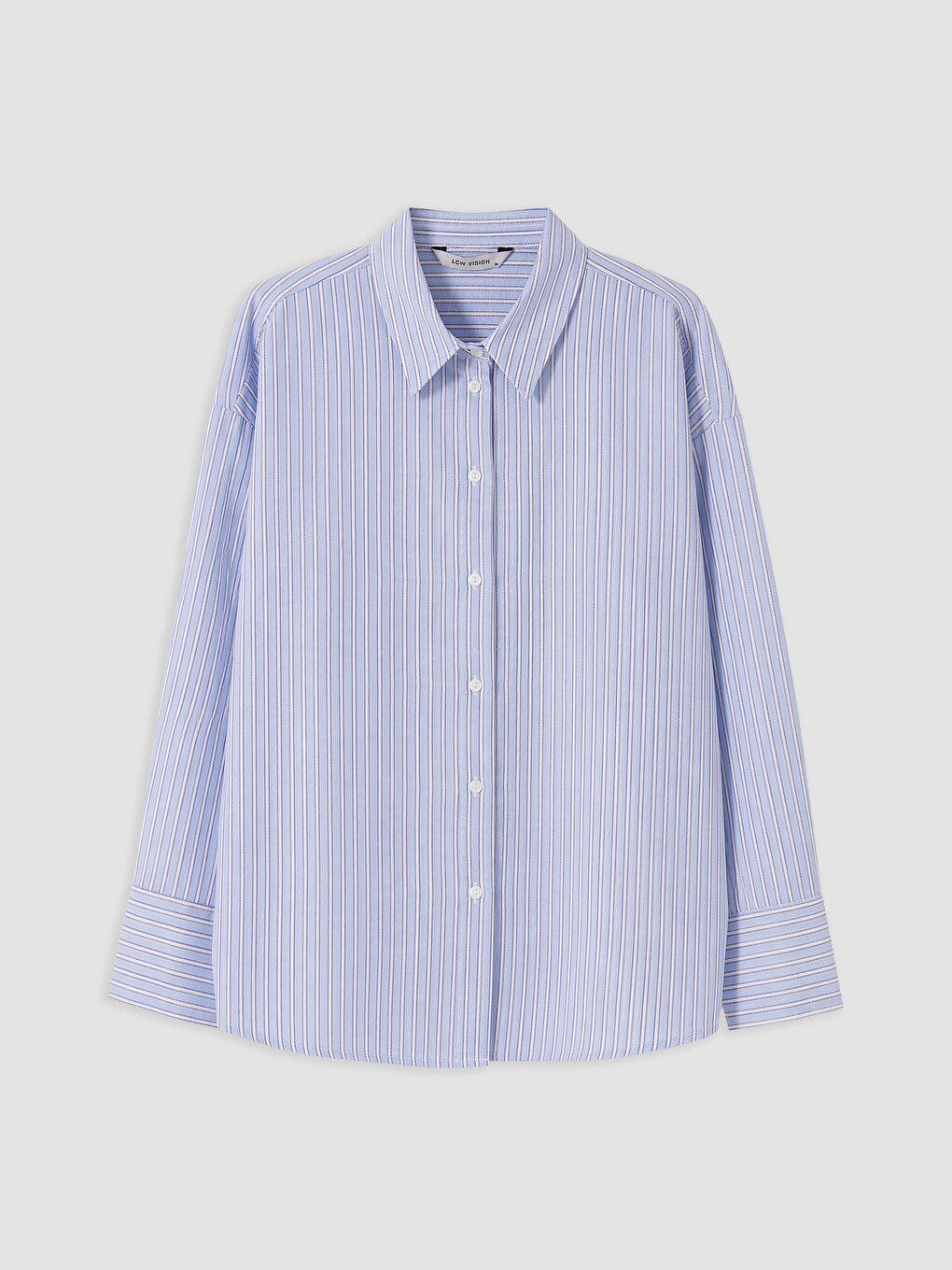 Woman Blue Shirt