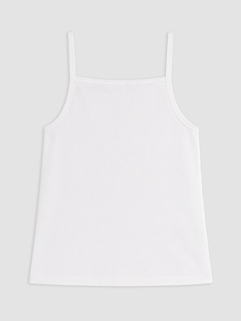 3-pack Square Neck Girls' Vest-4