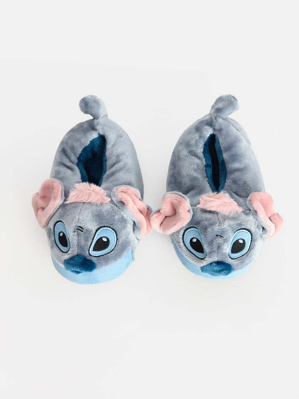 Mavi Lilo Ve Stitch Baskılı Kız Çocuk Panduf-2