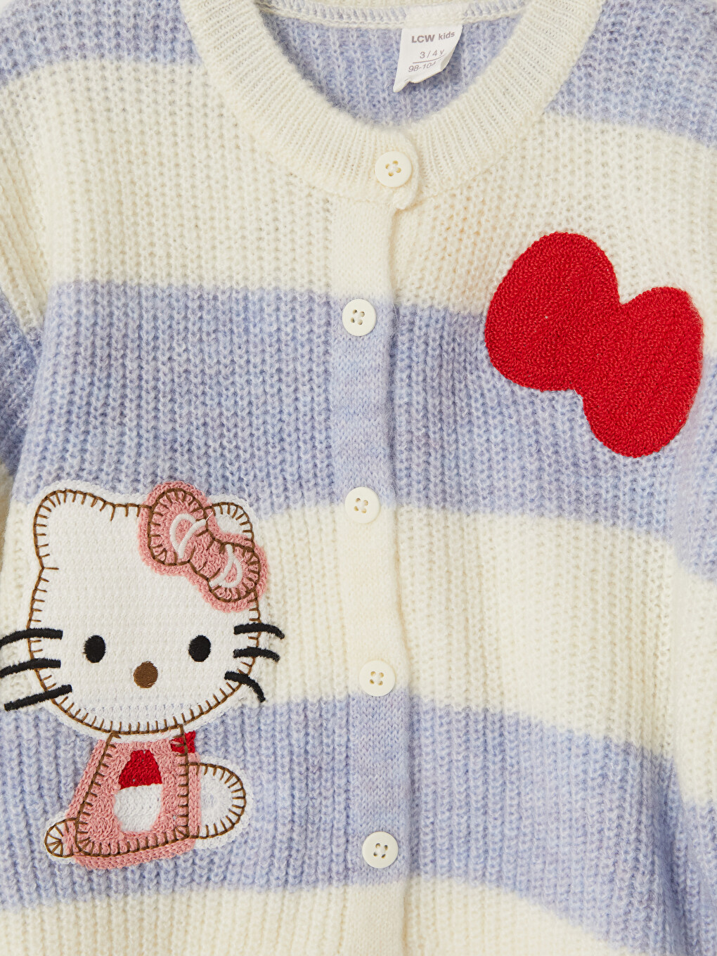 Girl Ecru Cardigan-2