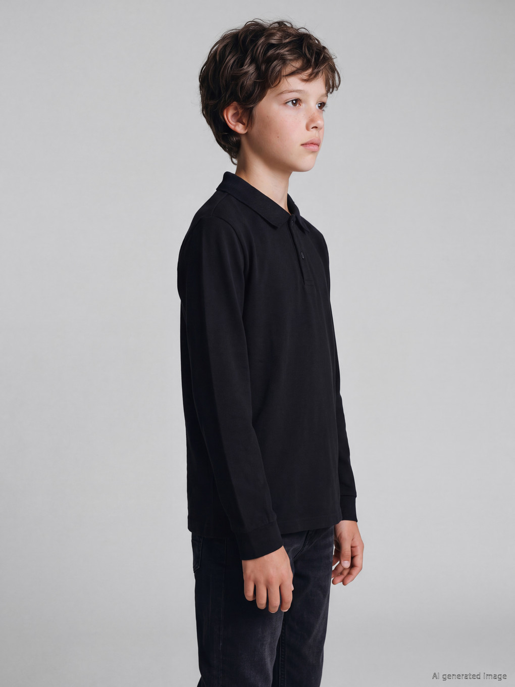 Polo Collar Boys' T-shirt-1