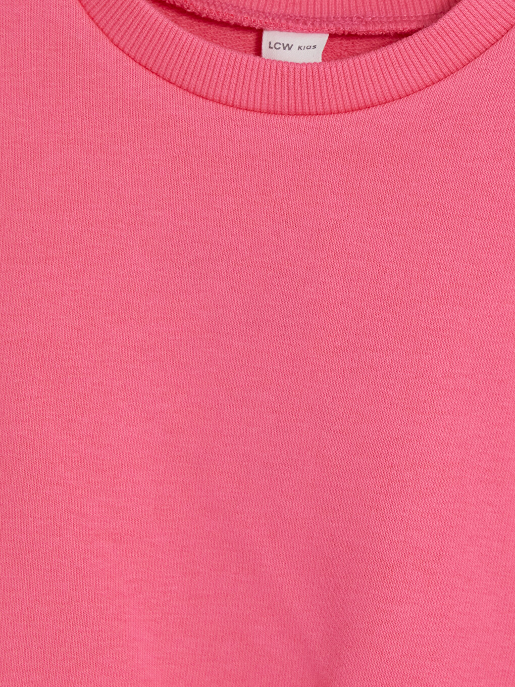 Crew Neck Embroidered Girls Sweatshirt-2