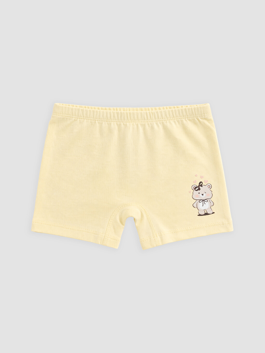 Bej Kız Çocuk Boxer