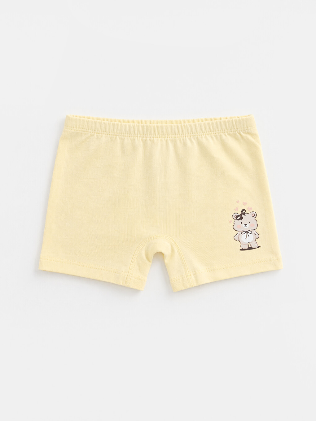 Pembe Baskılı Kız Çocuk Boxer 5'li-6