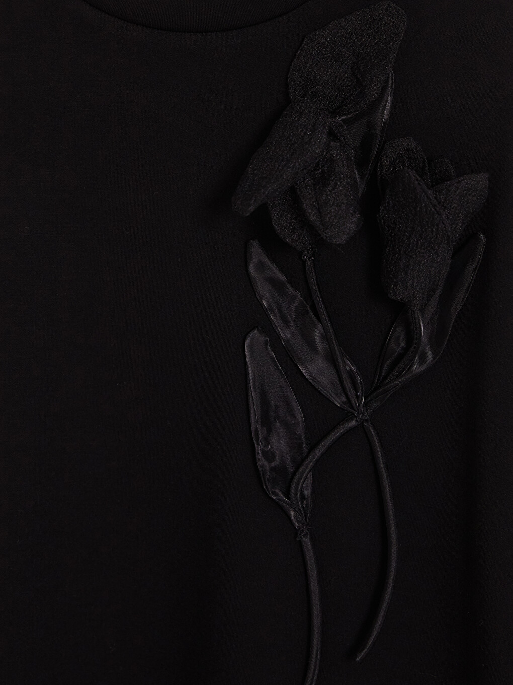 Woman Black Sweatshirt-2