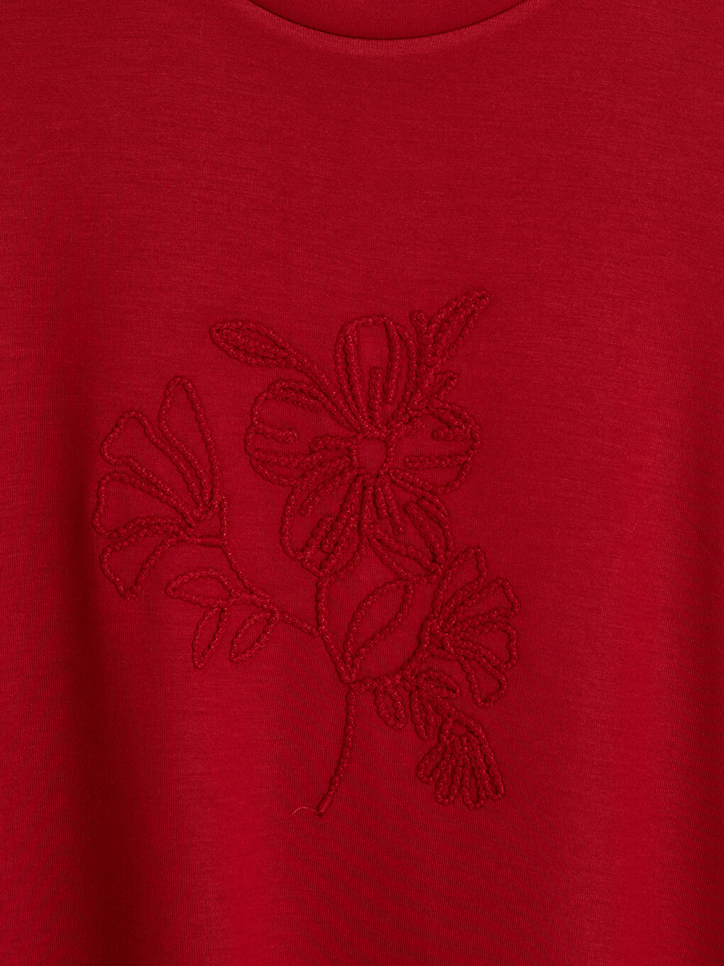 Embroidered Soft Touch Women's Sweatshirt-2