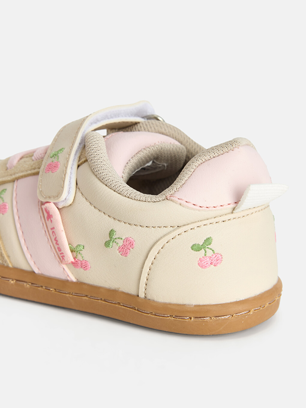 Cherry Embroidered Baby Girls' Sneakers-2
