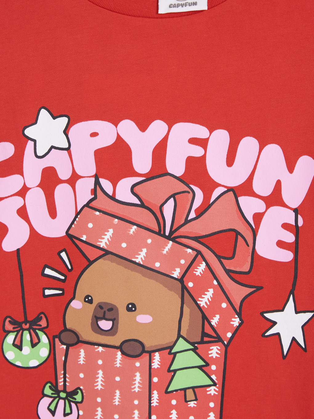 Футболка Capyfun С Принтом Для Девочек-1