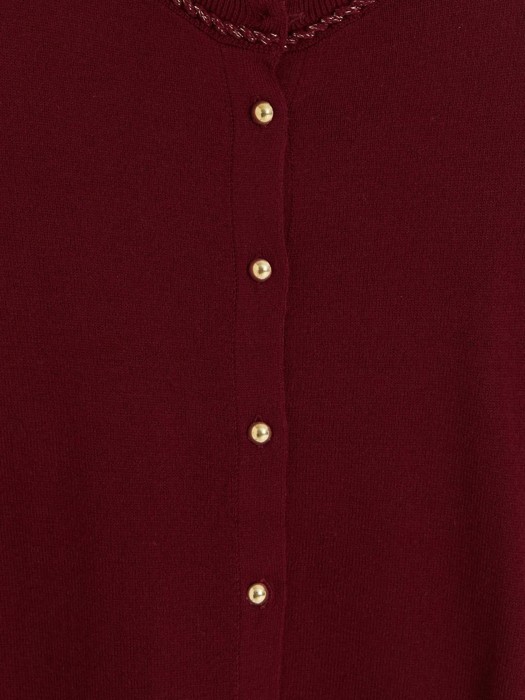 Crew Neck Embroidered Women's Knitwear Cardigan-1