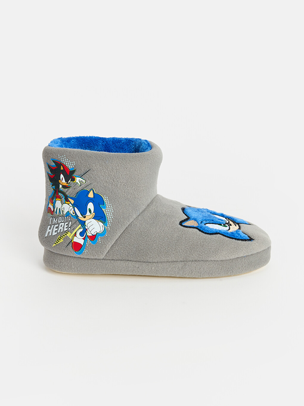 Sonic Printed Boys' Home Boot-1