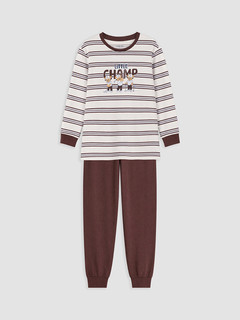 Crew Neck Boys' Pyjamas Set
