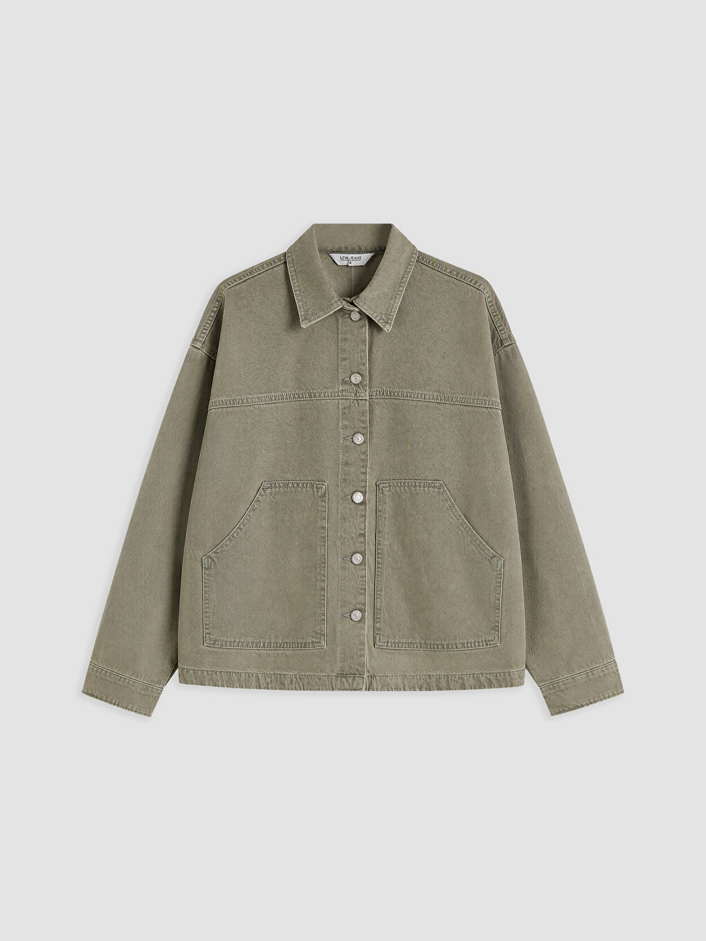 Woman Green Denim Jacket