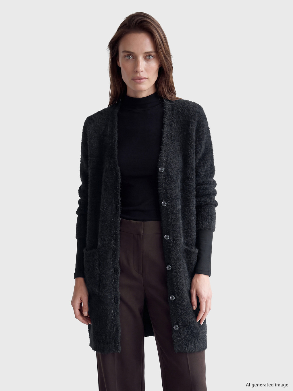 V Neck Women's Knitwear Cardigan