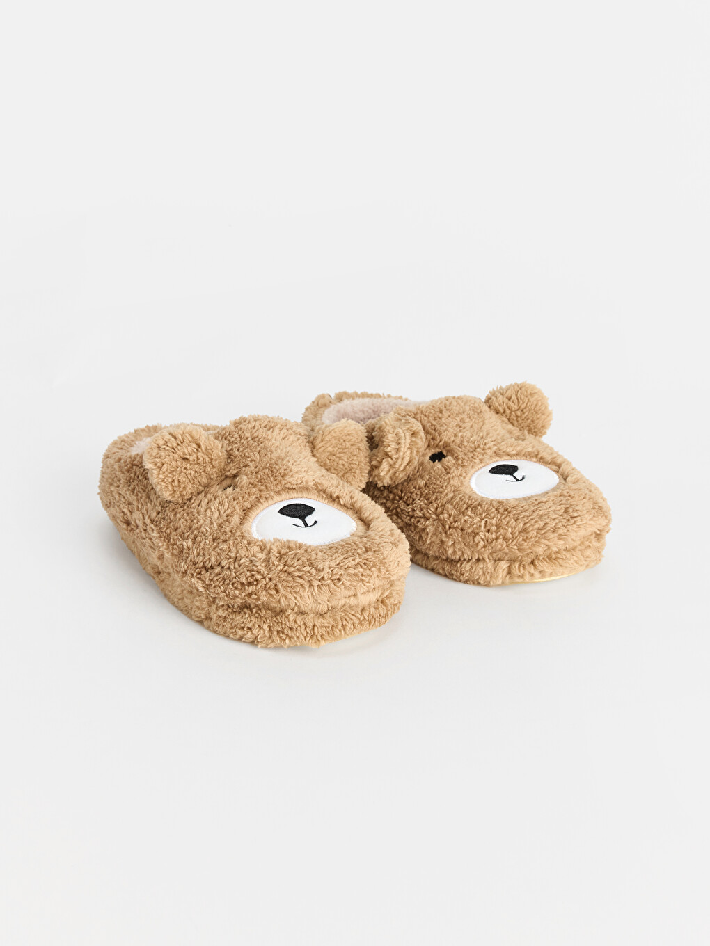 Animal Figured Plush Boys' Slipper