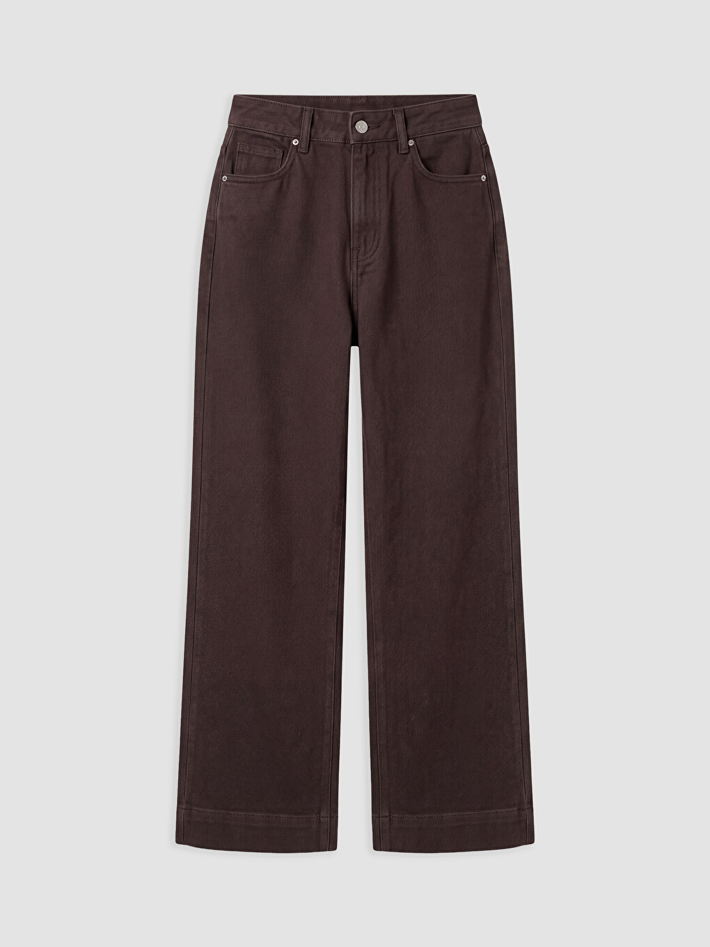 Pantalone Sa Visokim Strukom I Širokim Nogavicama Za Žene