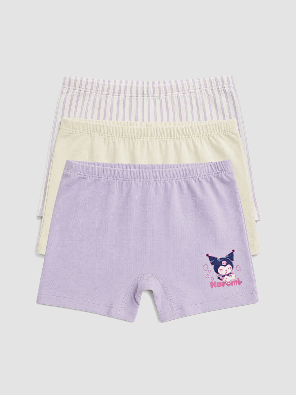 3-piece Kuromi Printed Girls' Boxer-5