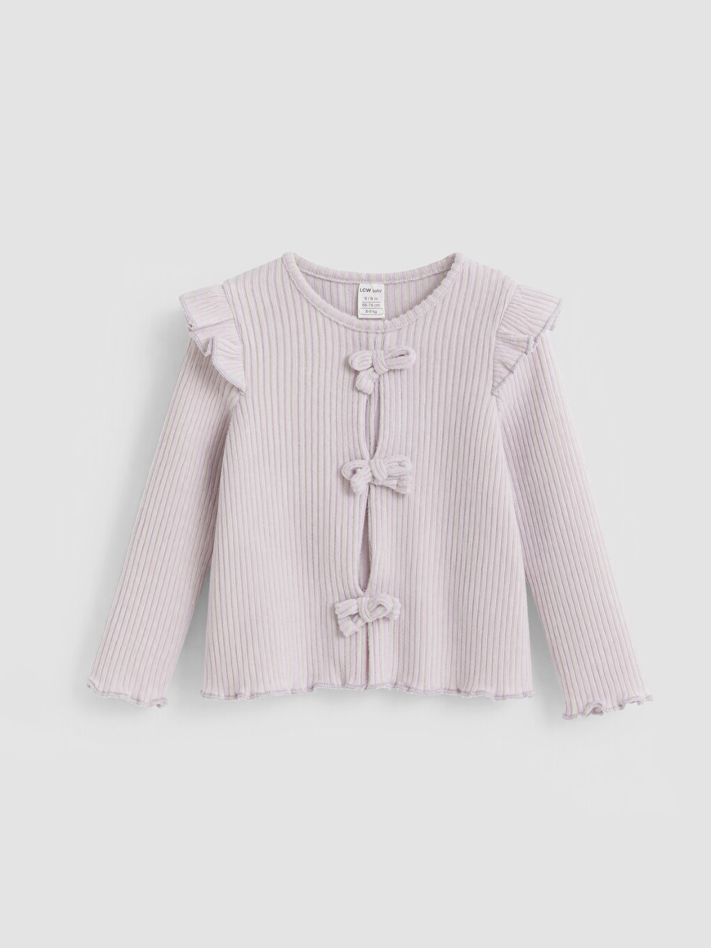 Bow Detailed Baby Girls' Set-1