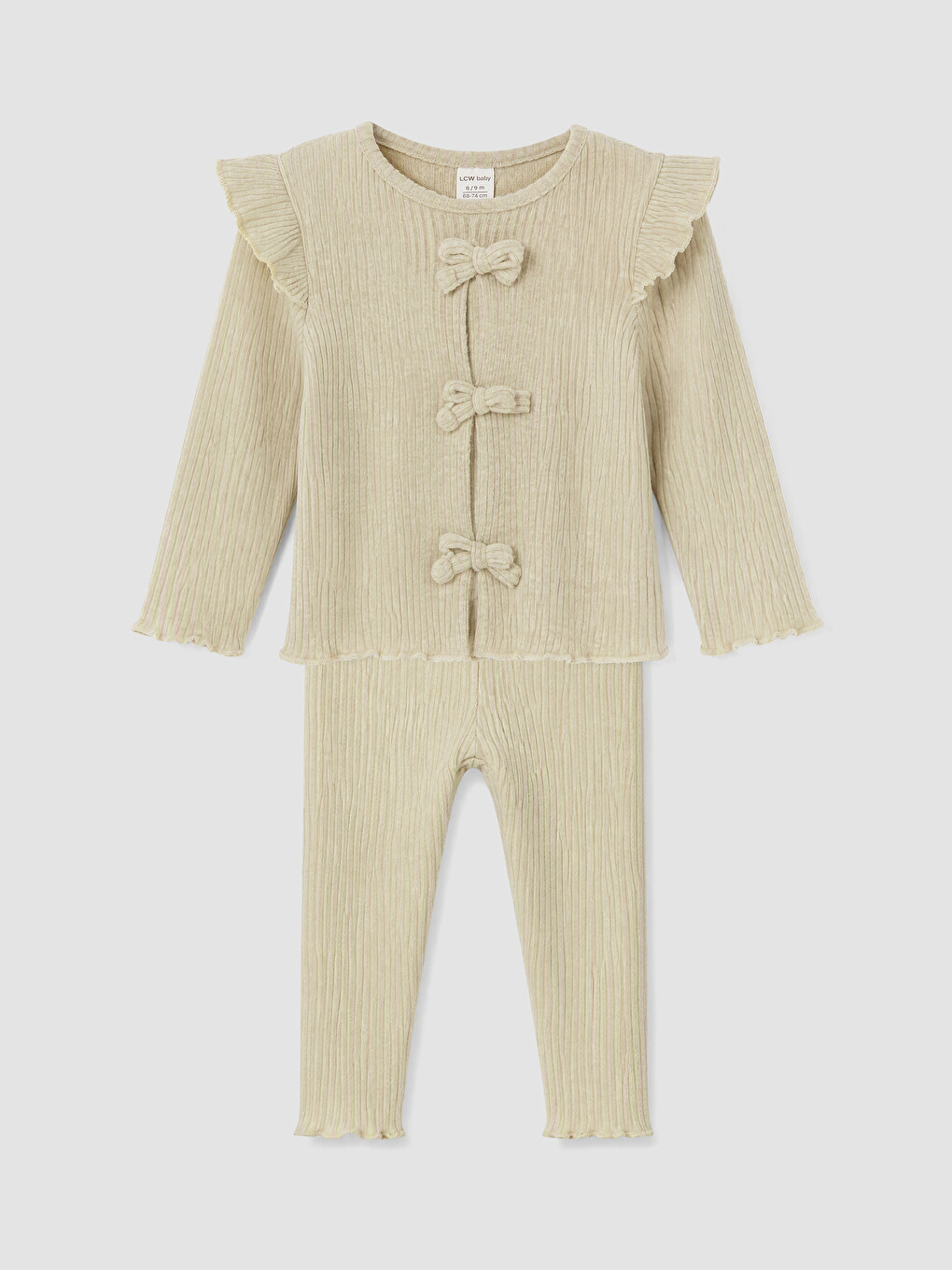 Bow Detailed Baby Girls' Set