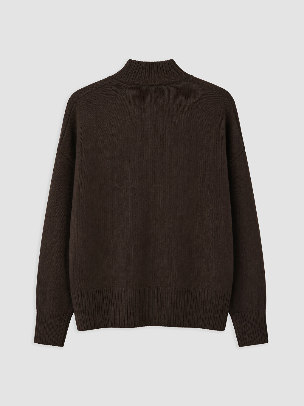 Mock Turtleneck Women's Knitwear Sweater-5