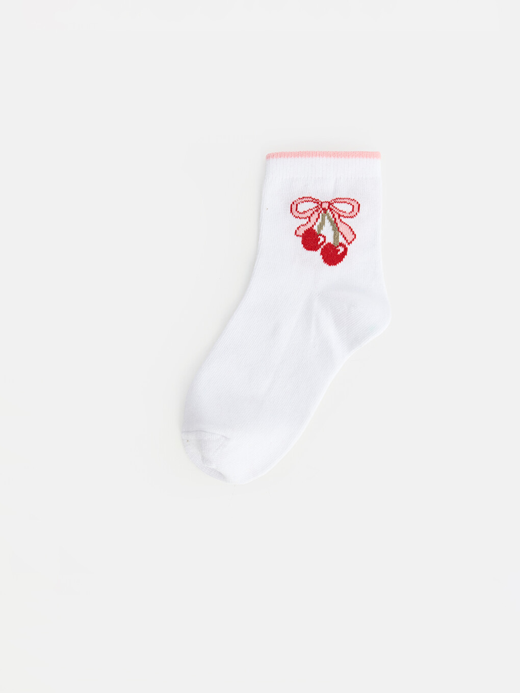 Girl Ecru Ankle Socks-1