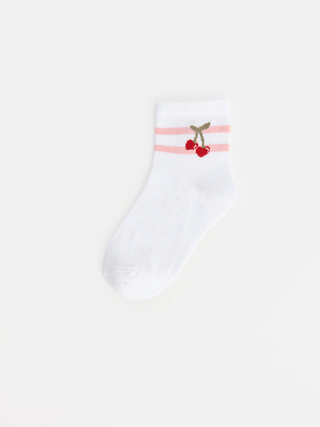 Girl Ecru Ankle Socks-3