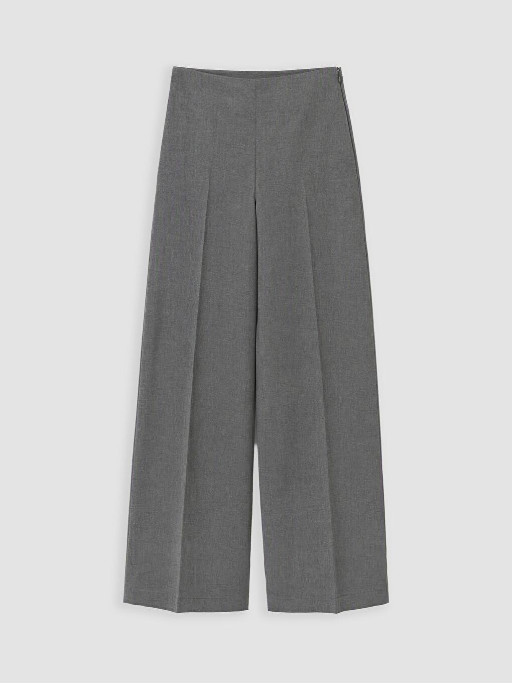 Woman Grey Tailored Trousers-4