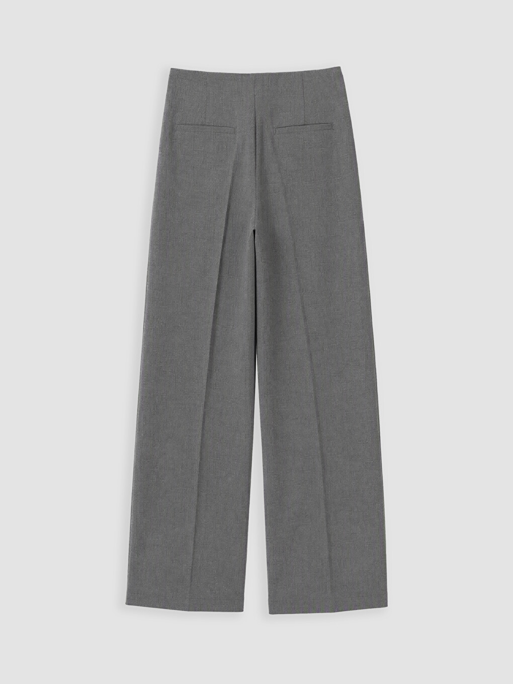 Woman Grey Tailored Trousers-6
