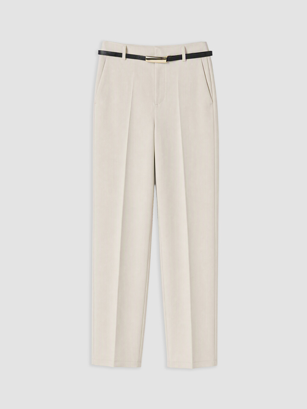 Woman Beige Trousers