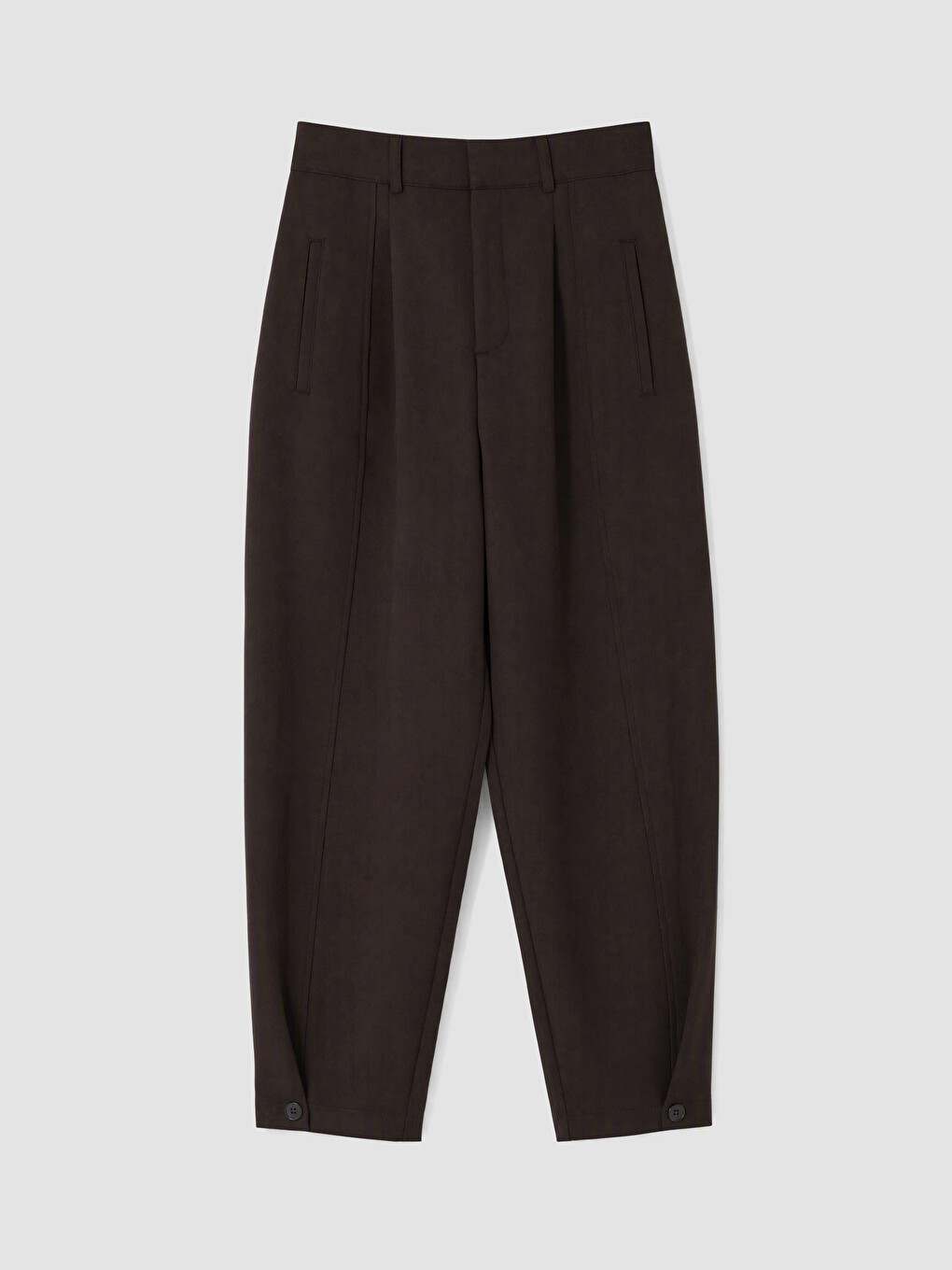 Woman Brown Tailored Trousers