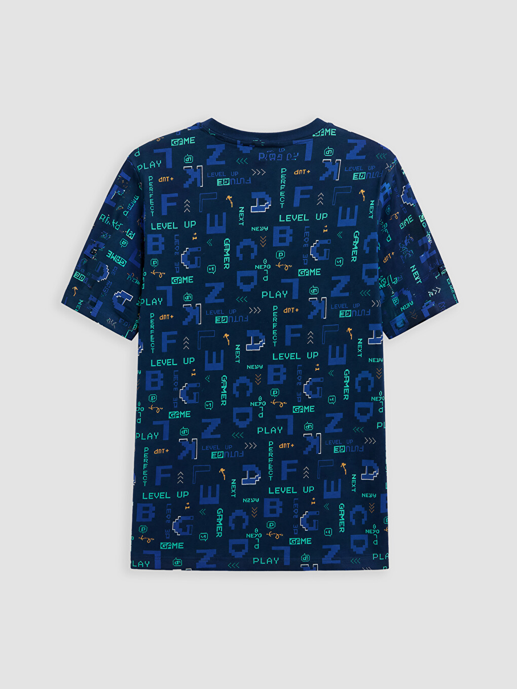 Lacivert Baskılı Erkek Çocuk Pijama Takım-3