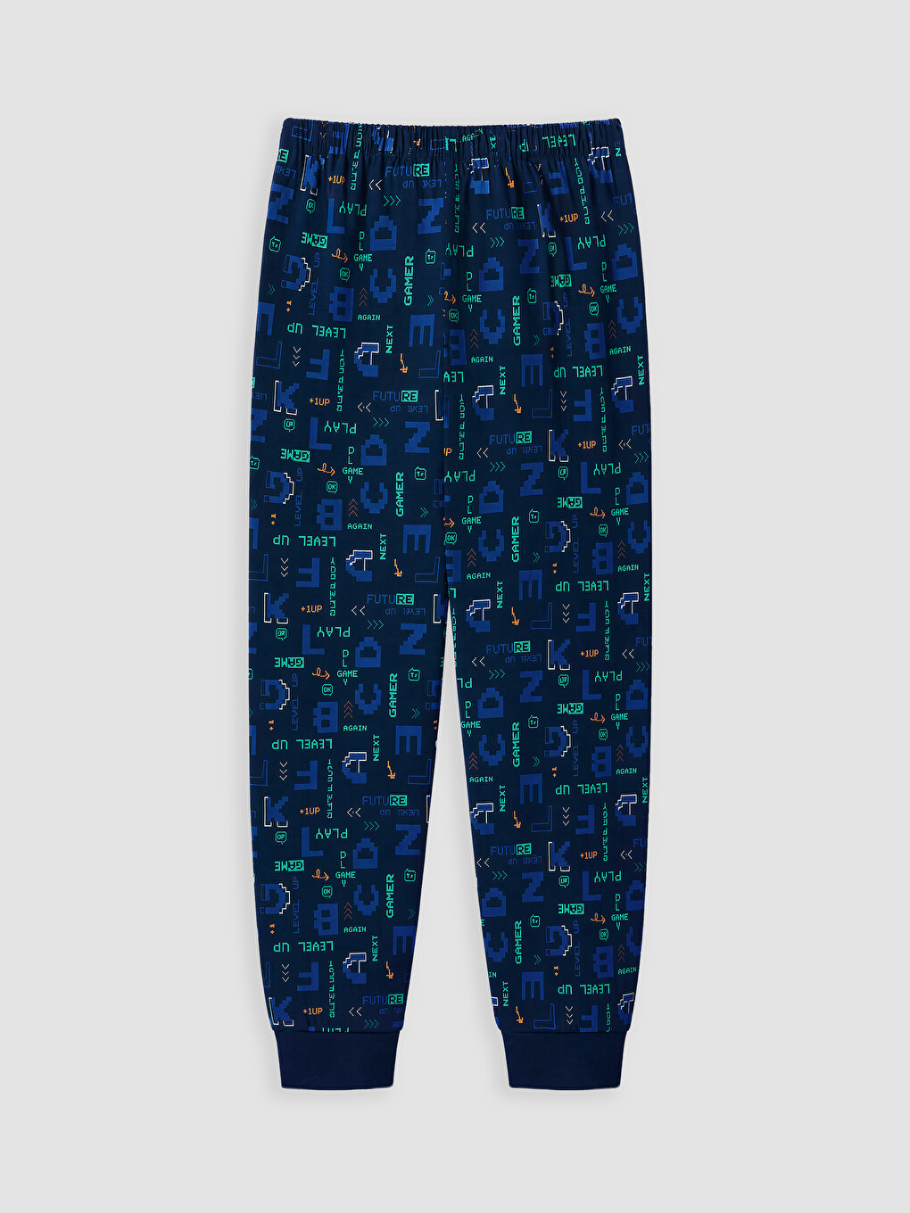 Lacivert Baskılı Erkek Çocuk Pijama Takım-6