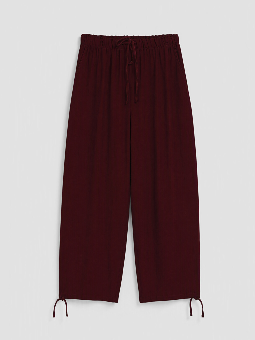 Woman Bordeaux Trousers