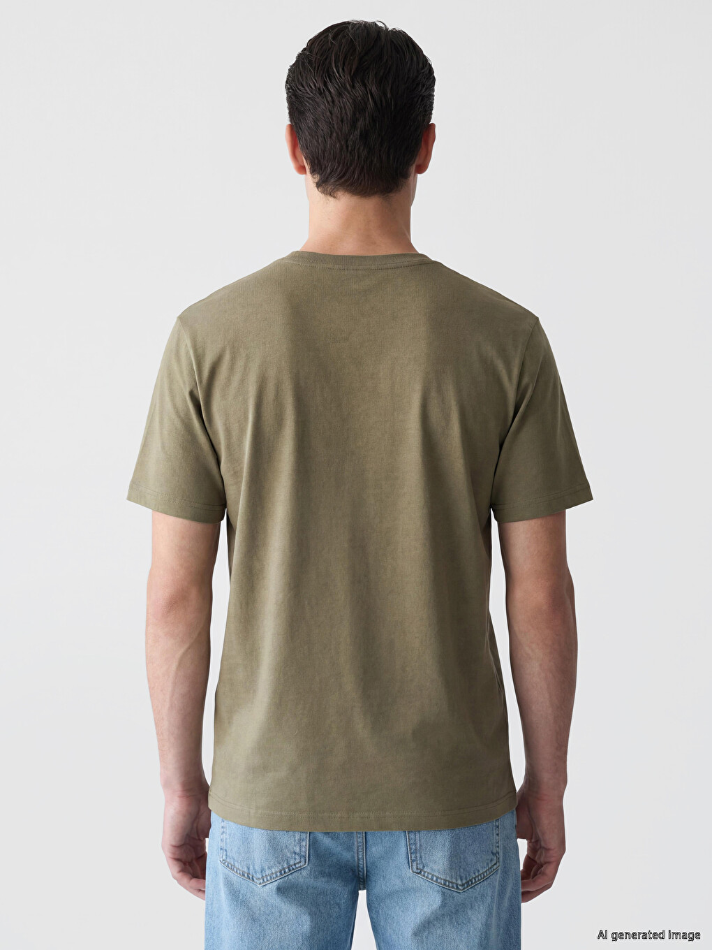 Crew Neck Printed Men's T-shirt-3